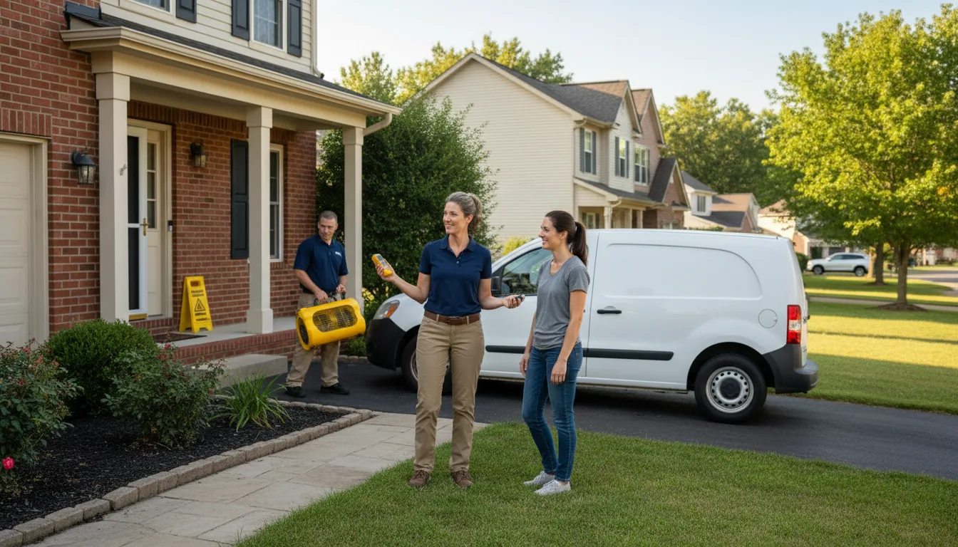 Residential water damage restoration in Altona, NY